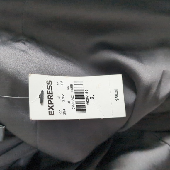 Express Black Satin Dress - Picture 2 of 2